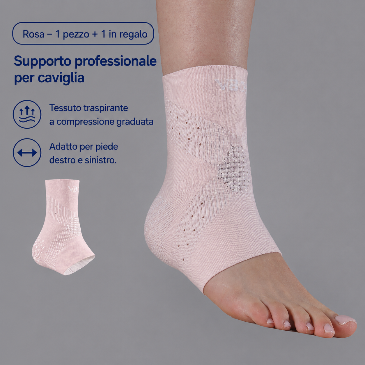 Fascia compressiva per caviglie