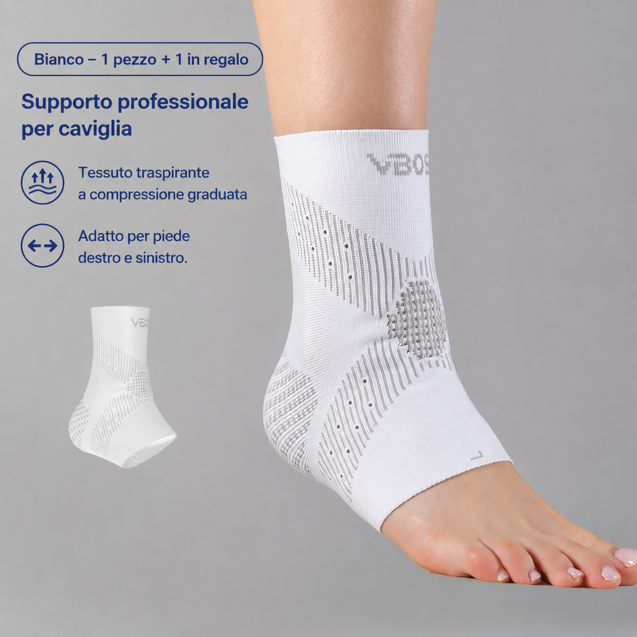 Fascia compressiva per caviglie