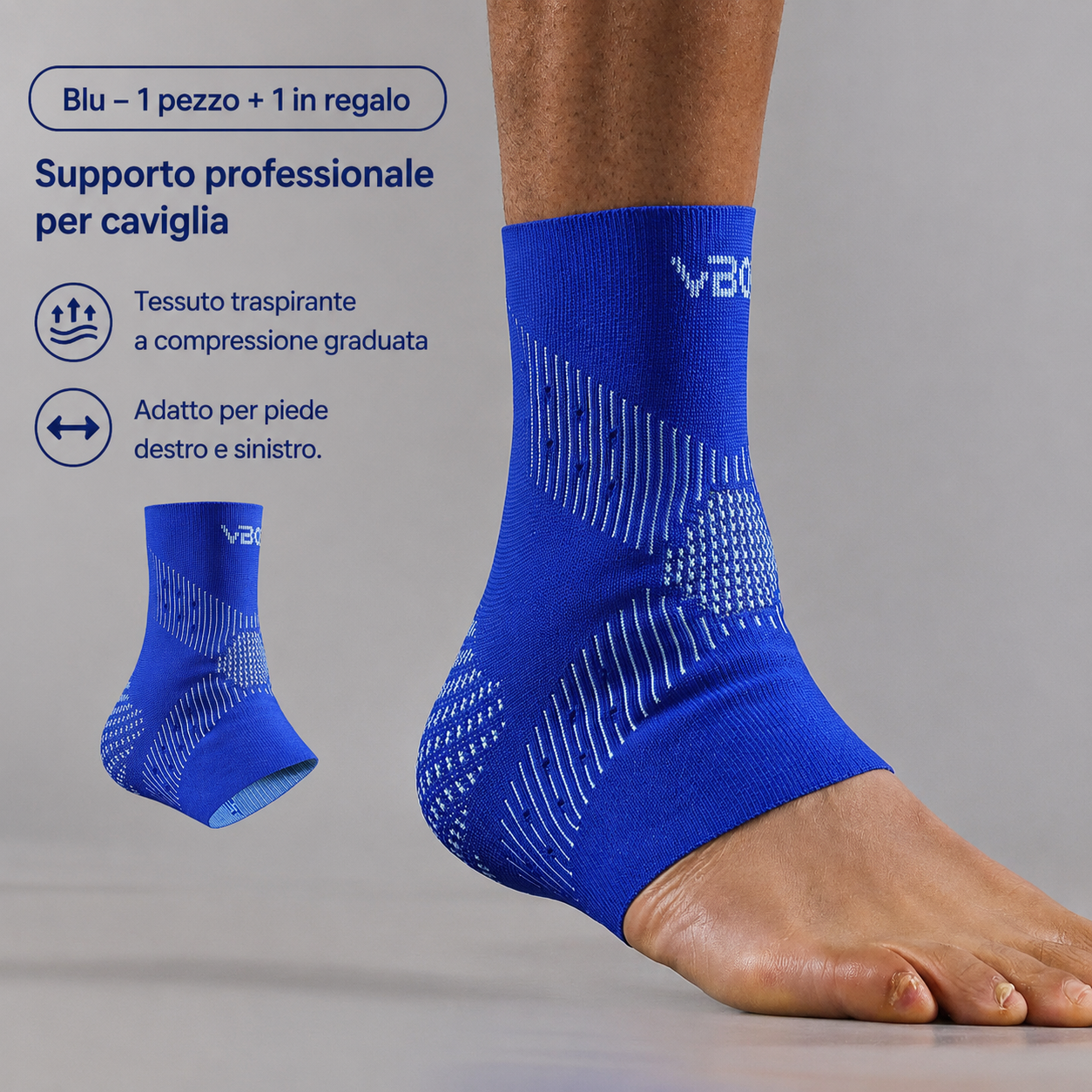 Fascia compressiva per caviglie